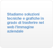 Studiamo soluzioni tecniche e grafiche in grado di trasferire nel web l’immagine aziendale